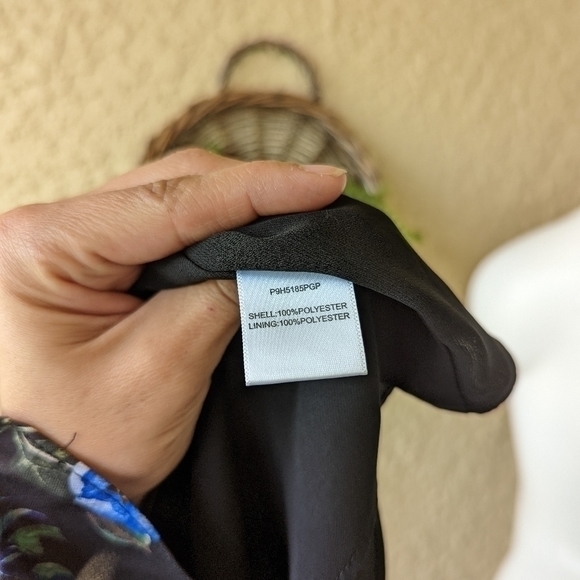 Parker asymmetrical ruffle hem‎ floral dress - Picture 7 of 7